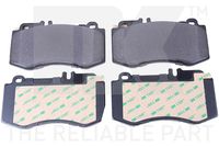 Bremsbelagsatz, Scheibenbremse