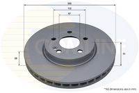 Disc frana COMLINE, Cod: ADC5209V
