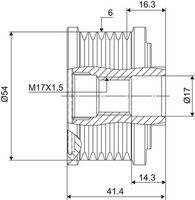 Ελεύθερη περιστροφή γεννήτριας VALEO NEW SPARE PART
