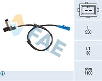 Датчик, обороти на колелото 78195 FAE