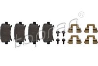 комплект спирачно феродо, дискови спирачки