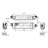 Intercooler, compresor MEAT & DORIA, Cod: 995302