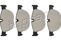 комплект спирачно феродо, дискови спирачки