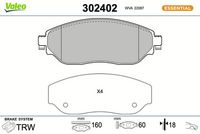 Bremsbelagsatz, Scheibenbremse