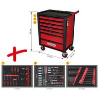 Instrumentu ratiņi 826.7215 KS TOOLS