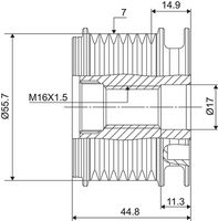Ελεύθερη περιστροφή γεννήτριας VALEO NEW SPARE PART