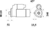 Thumbnail - Startmotor / starter - MS759 - MAHLE