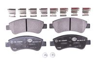Комплект спирачно феродо, дискови спирачки 8DB 355 011-071 HELLA