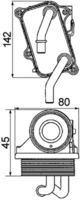 Thumbnail - Oliekoeler, motorolie - CLC24000P - MAHLE