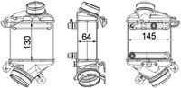 Thumbnail - Intercooler, inlaatluchtkoeler - CI187000P - MAHLE