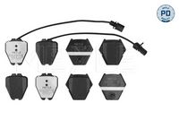 комплект спирачно феродо, дискови спирачки