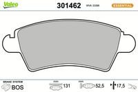Bremsbelagsatz, Scheibenbremse