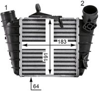 Thumbnail - Intercooler, inlaatluchtkoeler - CI530000P - MAHLE