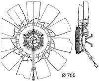 Thumbnail - Koelventilatorwiel - CFF460000P - MAHLE