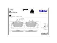 комплект спирачно феродо, дискови спирачки