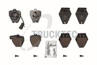 комплект спирачно феродо, дискови спирачки