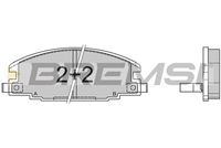 Комплект спирачно феродо, дискови спирачки BP2367 BREMSI