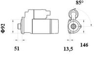 Thumbnail - Startmotor / starter - MS905 - MAHLE