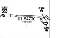 Mittelschalldämpfer
