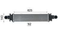 Thumbnail - Intercooler, inlaatluchtkoeler - CI357000P - MAHLE