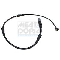 предупредителен контактен сензор, износване на накладките