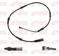 предупредителен контактен сензор, износване на накладките