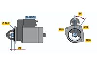 BOSCH Startmotor / Starter 5
