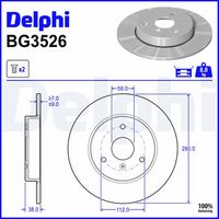 Disc frana DELPHI, Cod: BG3526