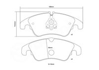 BREMBO High performance remblokkenset 3