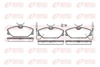 комплект спирачно феродо, дискови спирачки