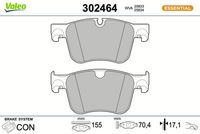 Bremsbelagsatz, Scheibenbremse