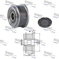 Fulie alternator SIDAT, Cod: 455142