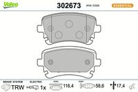 Bremsbelagsatz, Scheibenbremse