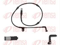 предупредителен контактен сензор, износване на накладките