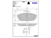 комплект спирачно феродо, дискови спирачки