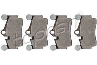 комплект спирачно феродо, дискови спирачки