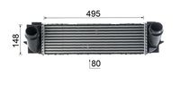 Thumbnail - Intercooler, inlaatluchtkoeler - CI149000P - MAHLE