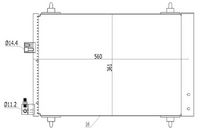 Condensator / Radiator aer conditionat MTR, Cod: 13054635