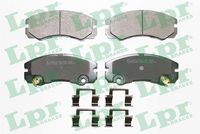 комплект спирачно феродо, дискови спирачки