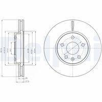 Disc frana DELPHI, Cod: BG4191