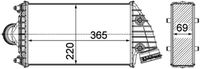 Thumbnail - Intercooler, inlaatluchtkoeler - CI379000P - MAHLE