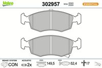 Bremsbelagsatz, Scheibenbremse