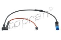 предупредителен контактен сензор, износване на накладките