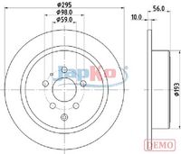 Disc frana JAPKO, Cod: 610608C