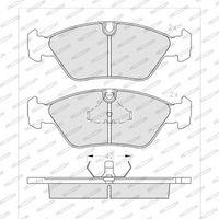 Bremsbelagsatz, Scheibenbremse