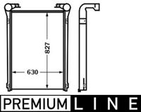 Thumbnail - Intercooler, inlaatluchtkoeler - CI133000P - MAHLE