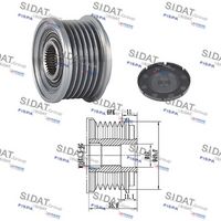 Fulie alternator SIDAT, Cod: 455067