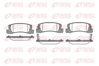 комплект спирачно феродо, дискови спирачки
