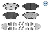 комплект спирачно феродо, дискови спирачки