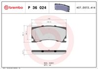 комплект спирачно феродо, дискови спирачки